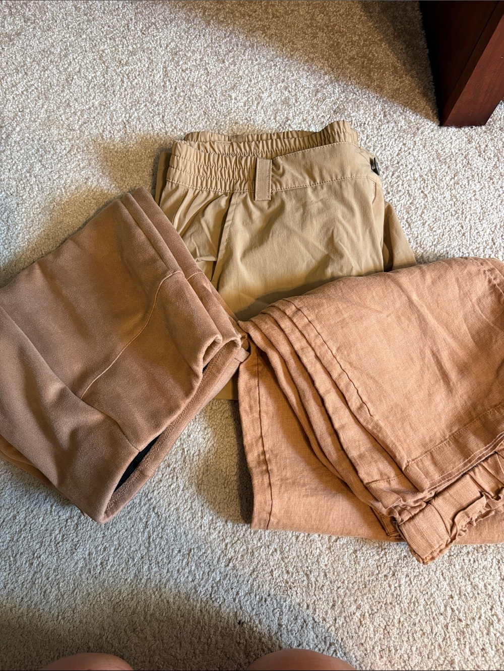 Bundle all Tan and Brown Bottoms Set - 3-Pack